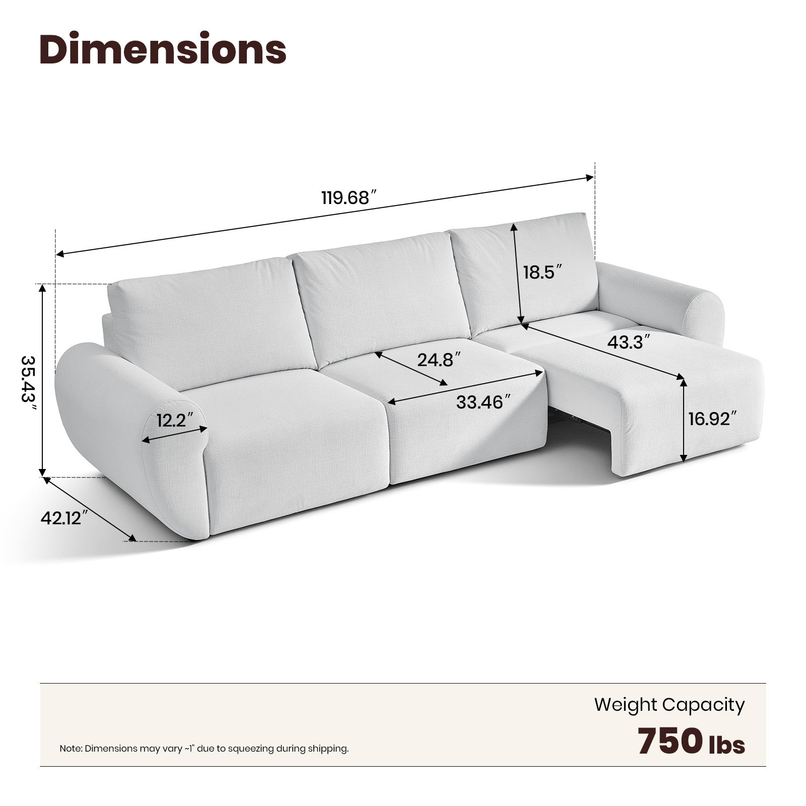 Comma Power Sofa Bed