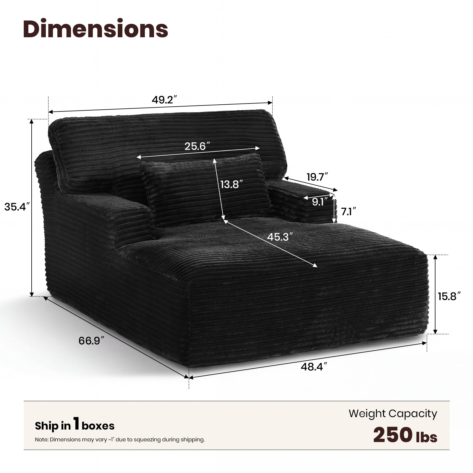Milo Chaise Lounge Sofa